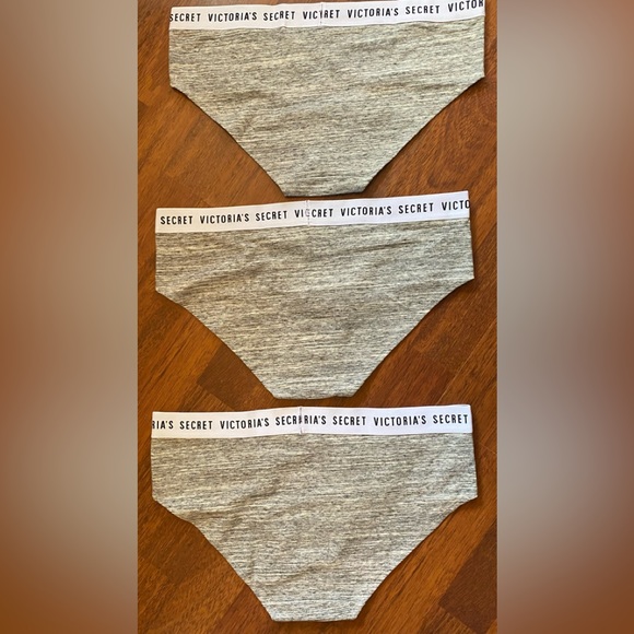 COPY - NWOT Victoria’s Secret grey cotton hipsters set of 3 - Picture 4 of 6